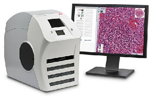 Aperio microscope slide scanner